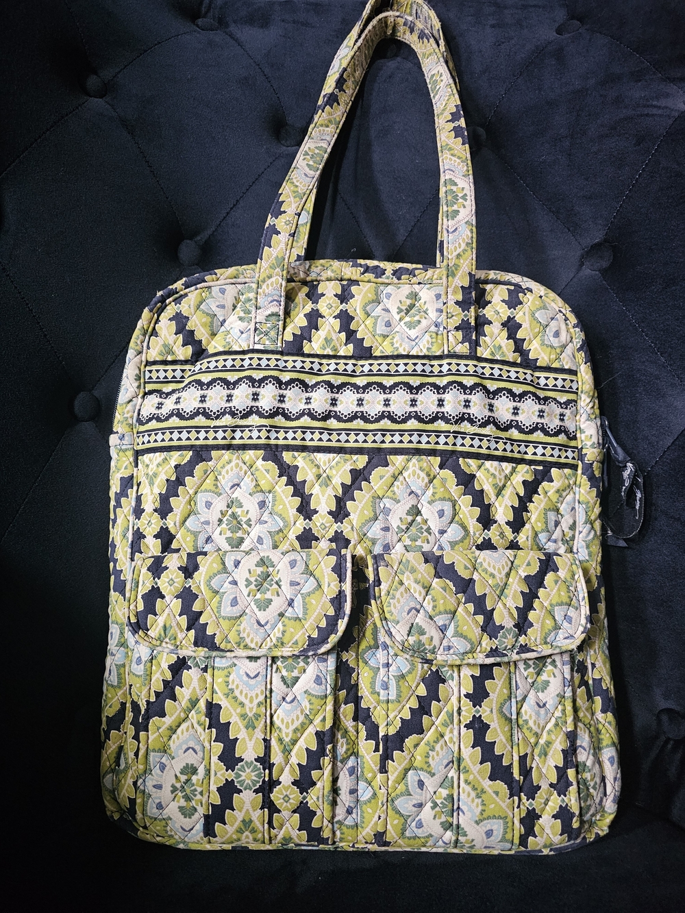 Vera Bradley shoulder bag backpack in the retired Cambridge pattern